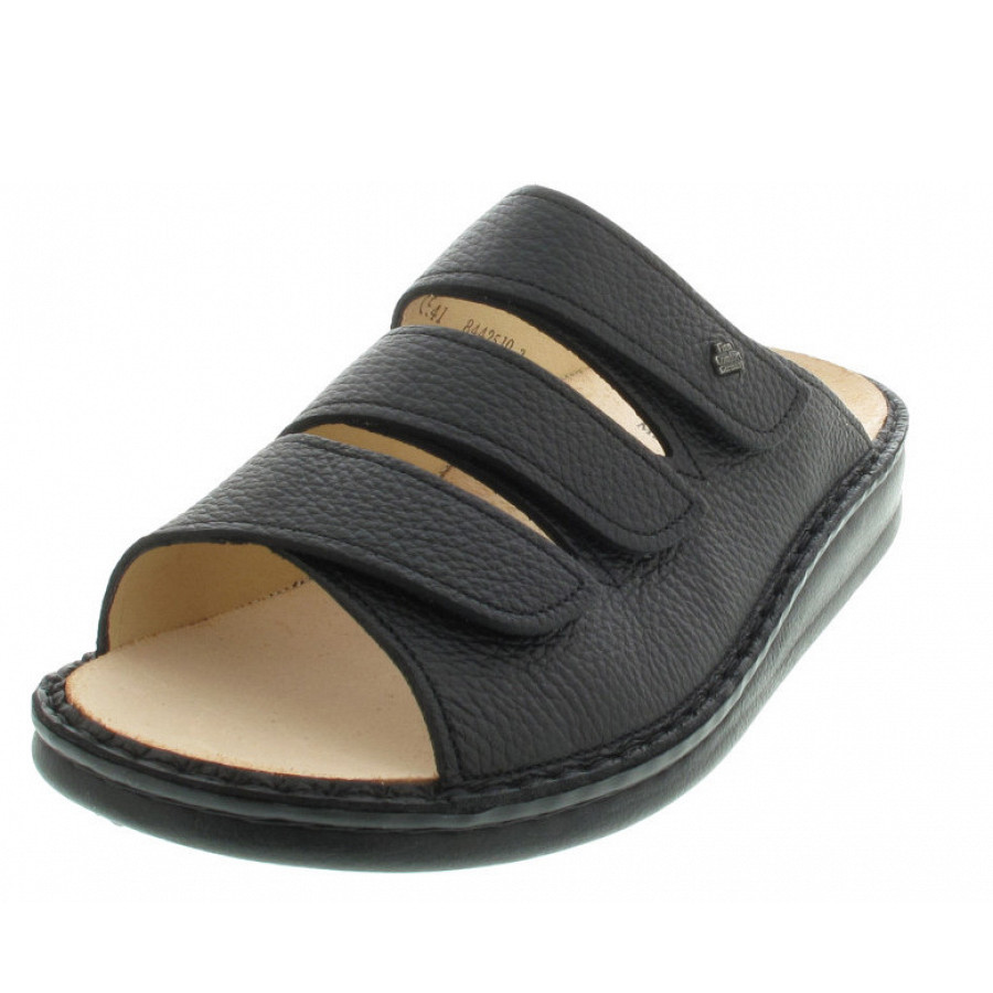 Finn Comfort Herren Korfu Pantolette in Schwarz