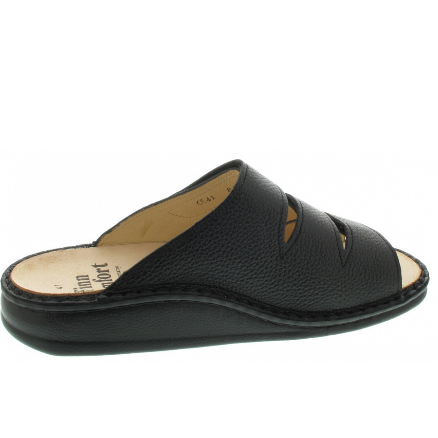 Finn Comfort Herren Korfu Pantolette in Schwarz