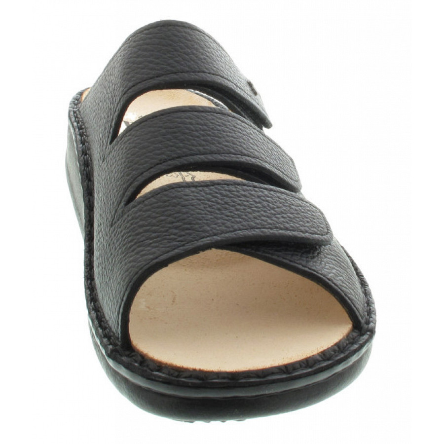 Finn Comfort Herren Korfu Pantolette in Schwarz