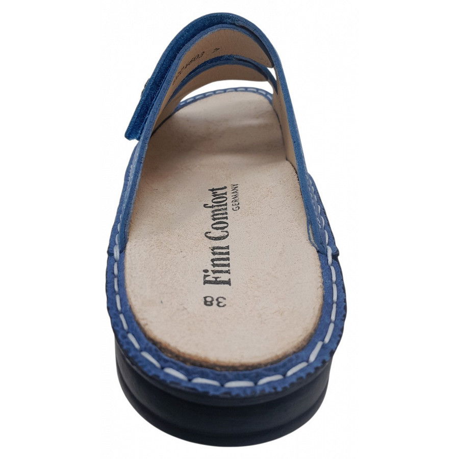 Finn Comfort Damen Korfu Pantolette in sky