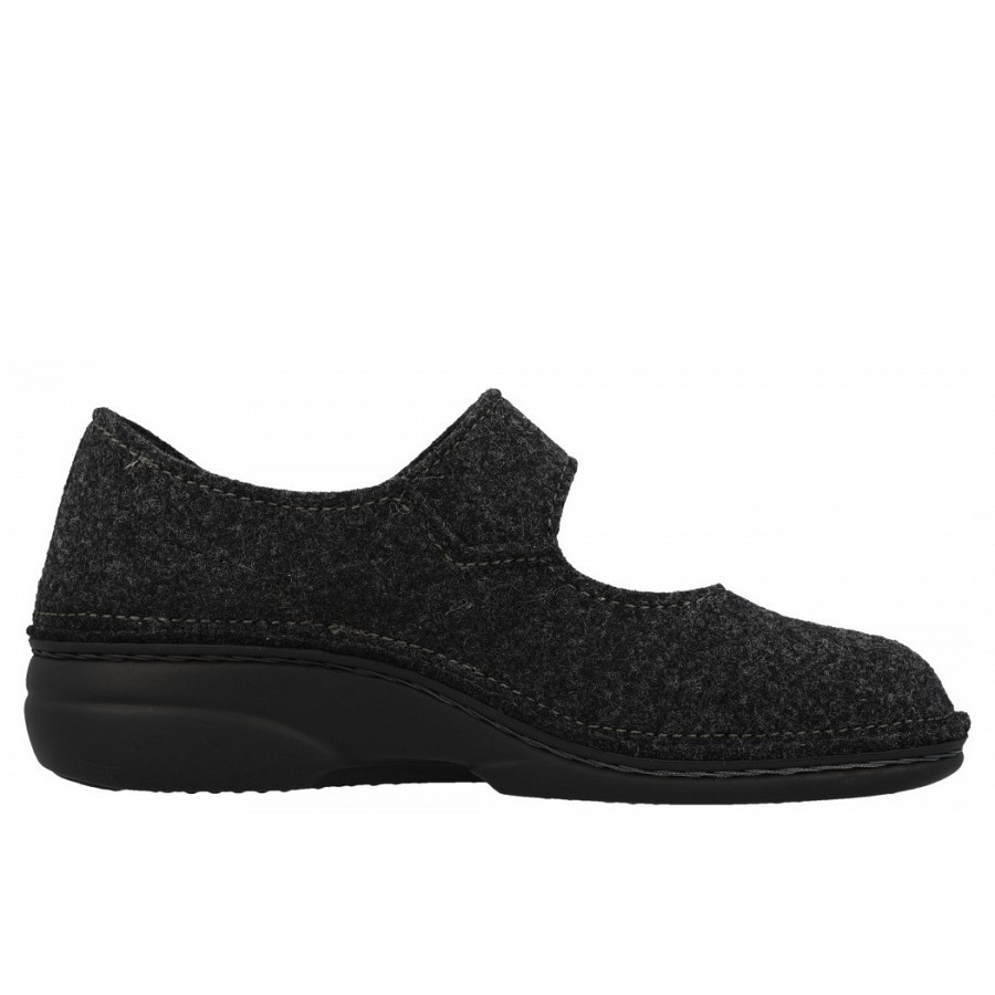 Finn Comfort Damen Ramsau Hausschuh in Grau