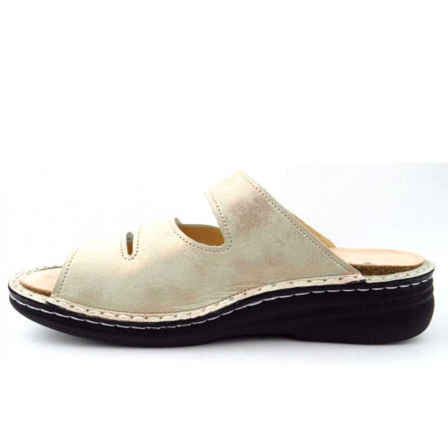Finn Comfort Damen Greanda Nuvola champagne Pantolette in champagne
