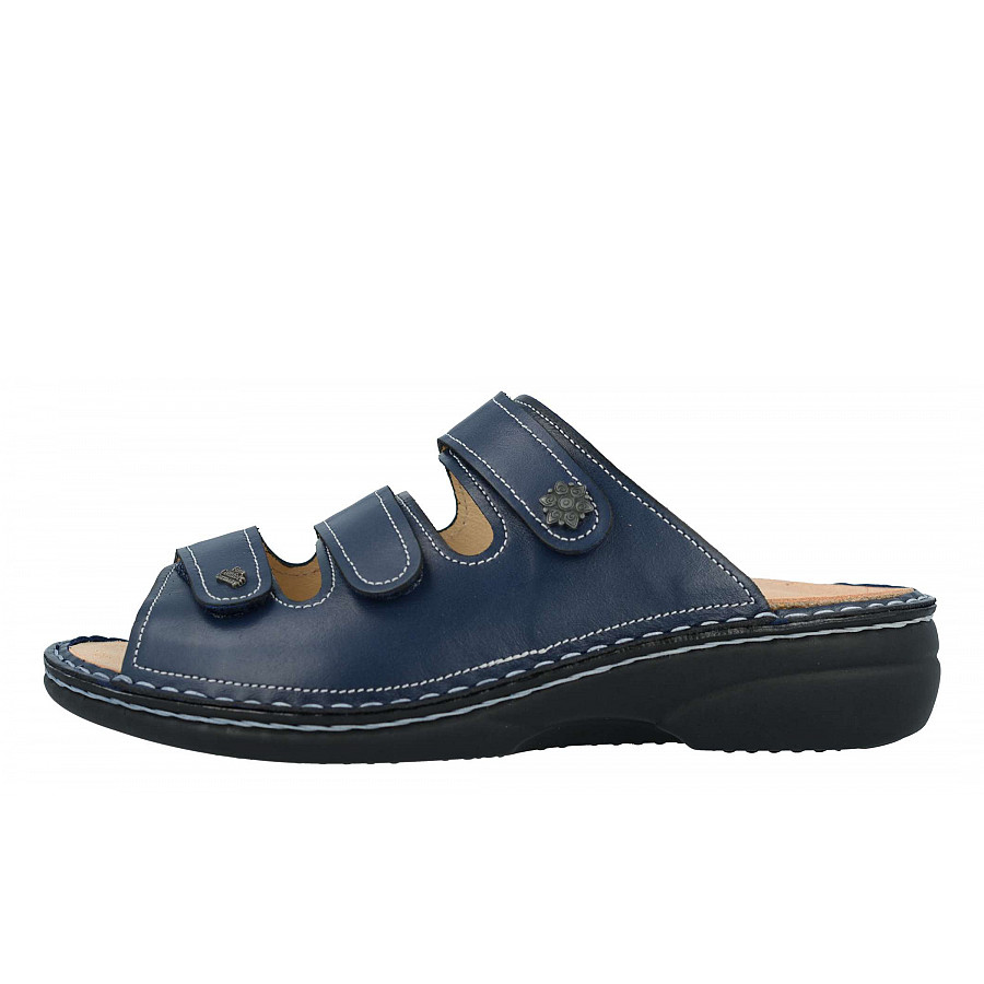 Finn Comfort Damen Menorca S atlantic Pantolette in atlantic