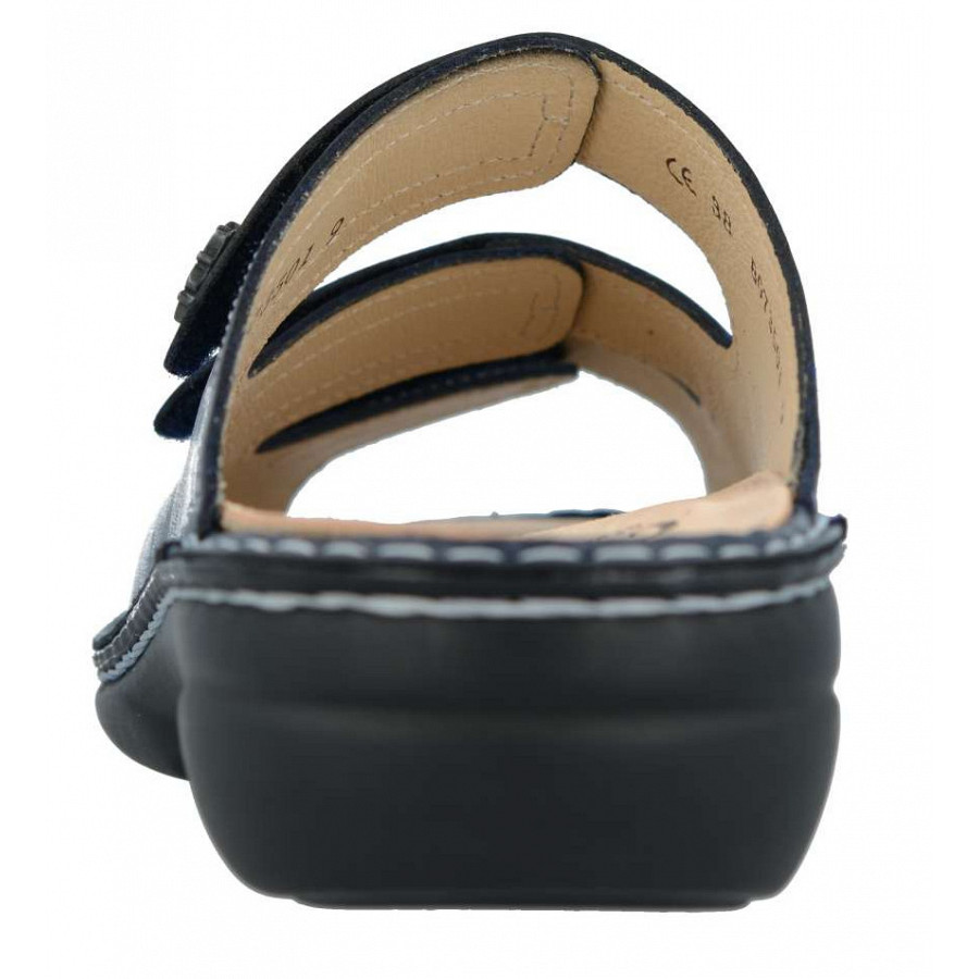 Finn Comfort Damen Menorca S atlantic Pantolette in atlantic