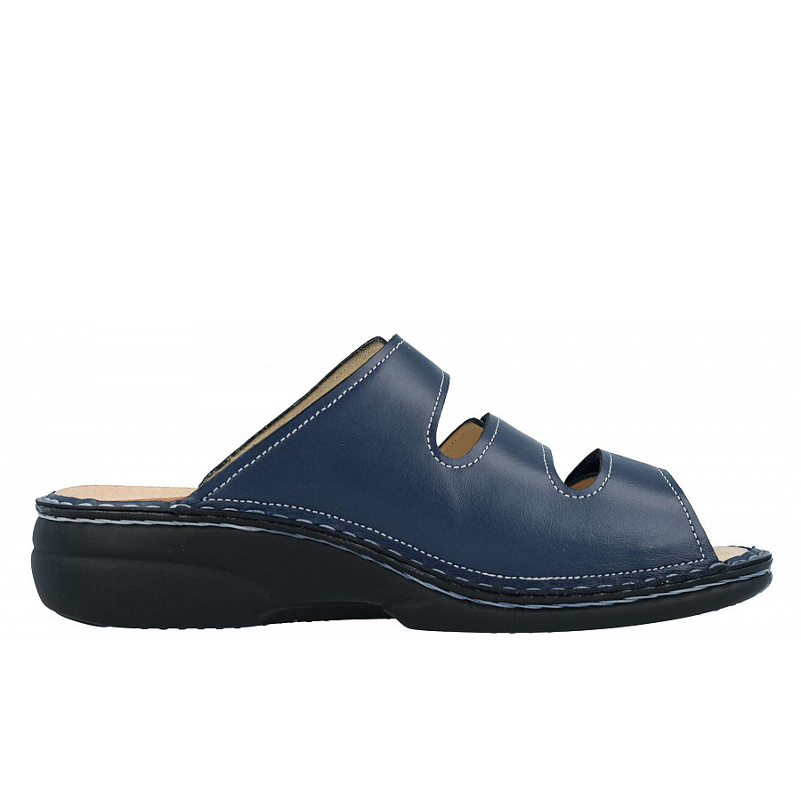 Finn Comfort Damen Menorca S atlantic Pantolette in atlantic