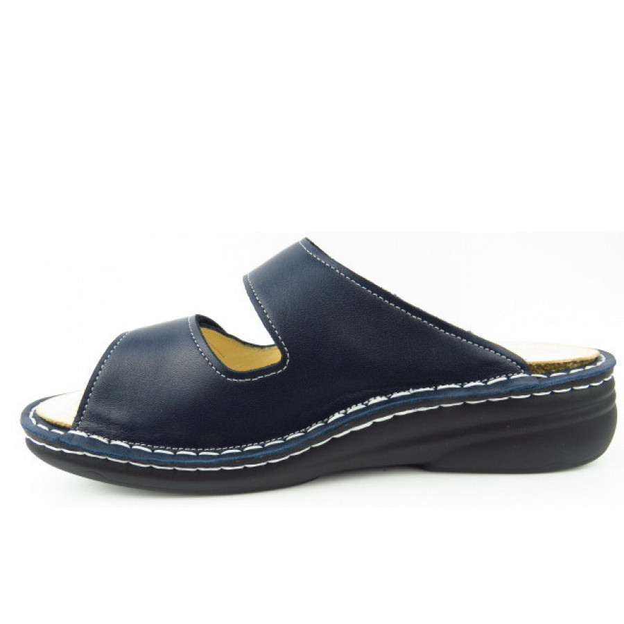 Finn Comfort Damen Moorea Nube atlantik Pantolette in atlantic