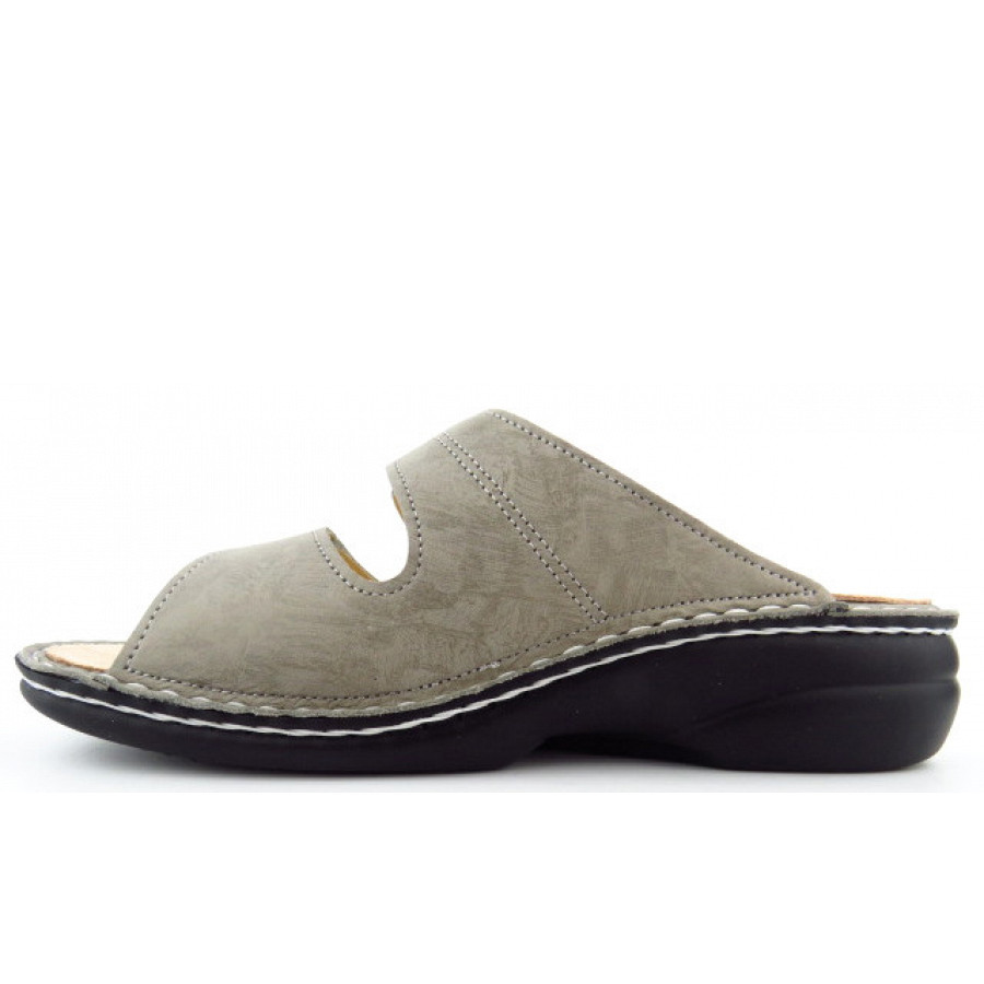 Finn Comfort Damen Sansibar Twiga taupe Pantolette in taupe
