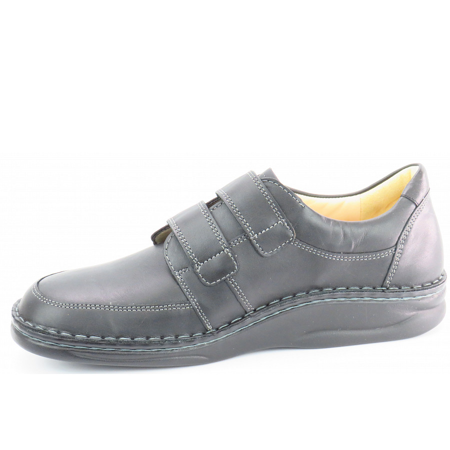 Finn Comfort Herren Wicklow Klettschuh in schwarz