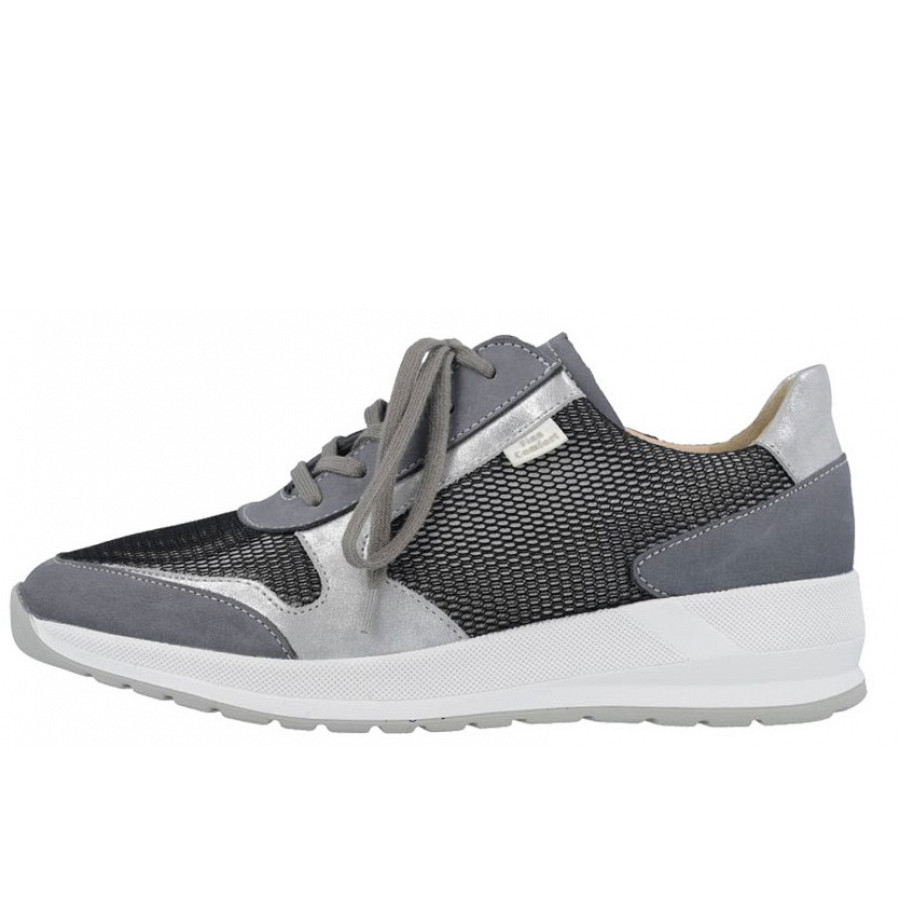 Finn Comfort Damen Mori Schnürhalbschuh in grey/silber