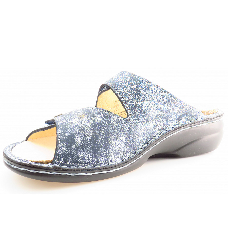 Finn Comfort Damen Torbole Isotta marine Pantolette in marine