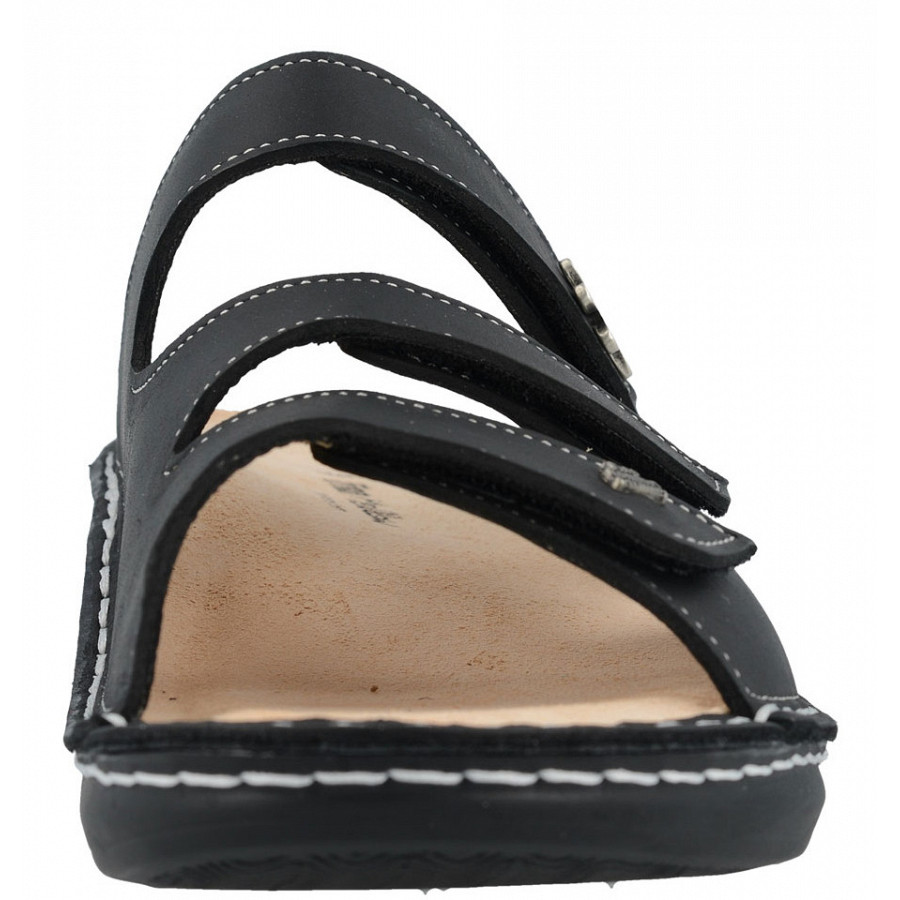 Finn Comfort Damen Grenada Pantoletten in schwarz