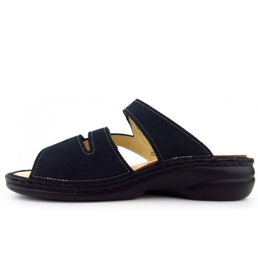Finn Comfort Damen Ventura-S Nubuk nautic Pantolette in NAUTIC