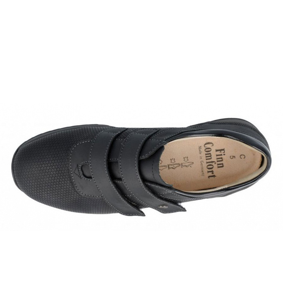 Finn Comfort Damen Kletthalbschuh in black