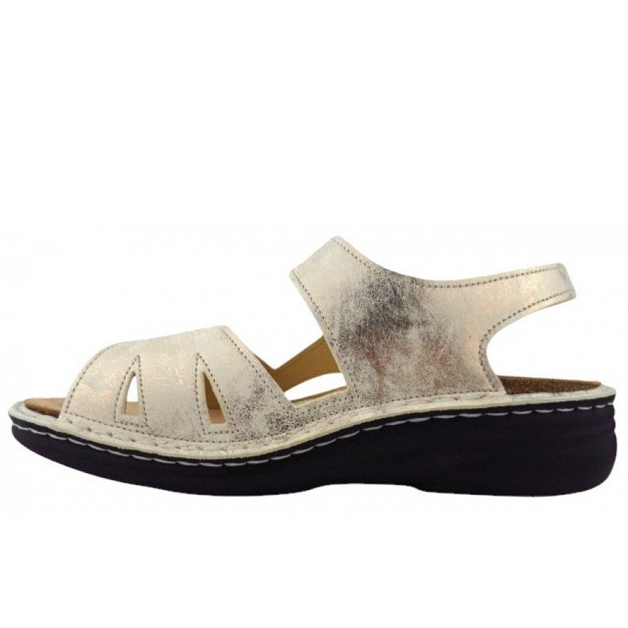 Finn Comfort Damen Barbuda Everest oro Mellow Sandale in oro